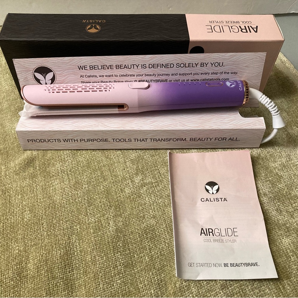 Calista AirGlide Cool Breeze Styler | Color Purple | New on Box